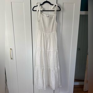 Smocked Eyelet Dress